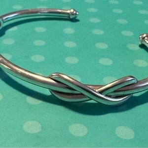 Tiffany & Co. Silver Double Infinity Cuff